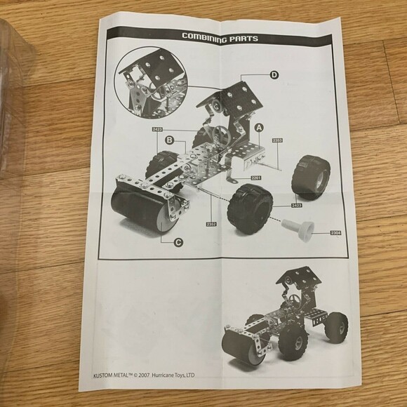 Hurricane Toys Kustom Metal Construction Steam Roller Trencher Replacement Parts - Picture 7 of 10